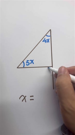 Angles of triangle