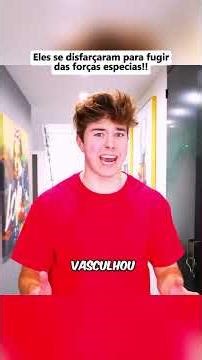 ELES SE CAMUFLARAM PARA SE ESCONDERS DA POLÍCIA !!!