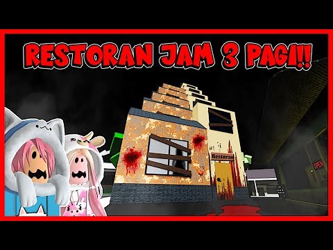 ATUN & MOMON MASUK KE RESTORAN HANTU JAM 3 PAGI !! Feat ‪@sapipurba‬ Roblox RolePlay Indonesia