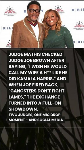 Judge Mathis Calls Out Judge Joe Brown!