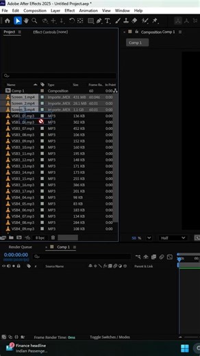 Arrange All Layers in ONE Click 🤯 | After Effects Trick