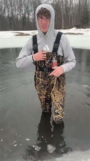 These are the cheapest fishing waders ever 😱 #fishingwaders #waders #fishing #overalls #fishinglife