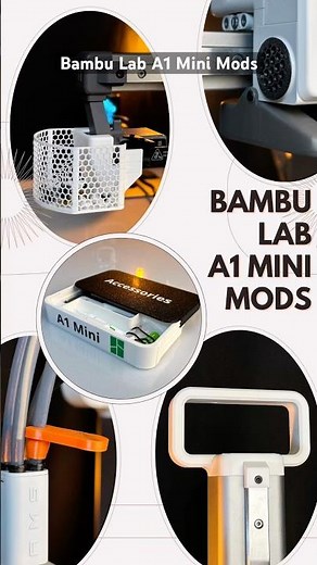 Bambu Lab A1 Mini Mods | Level Up your A1 Mini Game 🚀 #3dprinting #bambulab