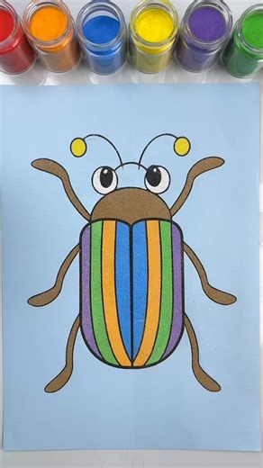 Tingle.land on Instagram: "Wait for the peel at the end... 🤤 Beetle Sand Art! . #asmr #satisfying #oddlysatisfying #sandart #stressrelief #sleepaid #headphoneson #calmvibes #asmrtingles #tinglespacee"