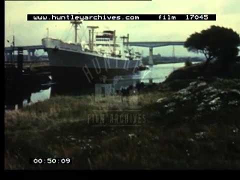 Liverpool Docks, 1960's -- Film 17045