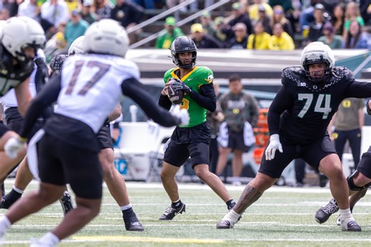 Projected Oregon Ducks depth chart to end spring practice 2025