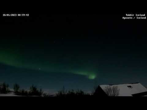 AuroraCam Highlights Timelapse 9th - 10th January 2023