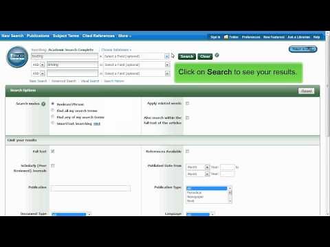 Academic Search Complete (EBSCOhost 2.0)