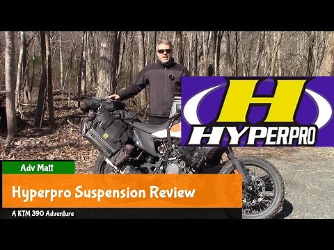 Hyperpro Suspension Review on a KTM 390 Adventure.