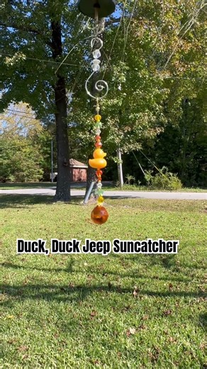 Duck, duck Jeep Suncatcher #duckduckjeep #jeep 💛#duck #suncatcher