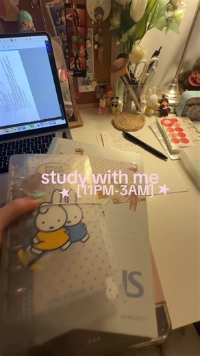 Study With Me: 11 PM to 3 AM Late Night Session (Realistic Vlog)
