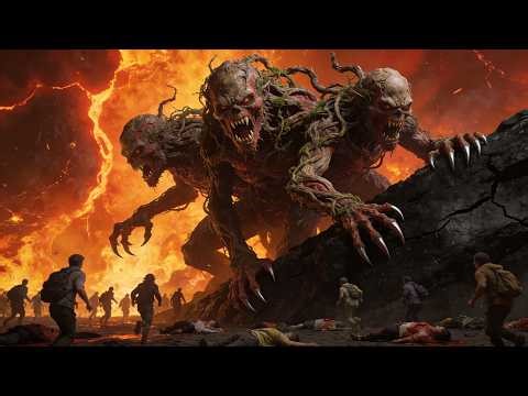 An expedition team ventures into a ghost town and is relentlessly pursued by a three-headed giant.