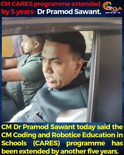 In Goa 24x7 on Instagram: "CM CARES programme extended by 5 years- Dr Pramod Sawant. #Goa #Goanews #CMCares #Programme #Extend"