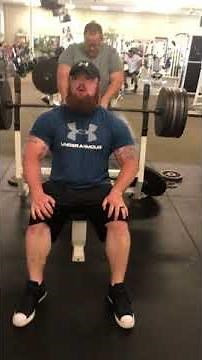 Trey Godbold benching 605 lbs Raw... at 270lb body weight.