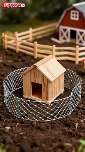 Satisfying Miniature Farm Build 🐄🦆🐔 DIY Farmhouse, Barnyard, Duck Pond & Chicken Coop!