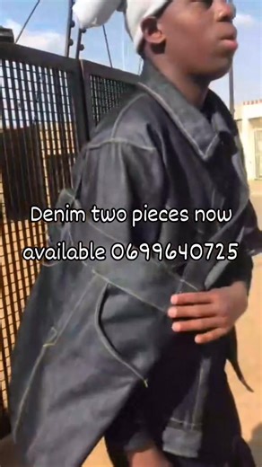 Two-piece AVAILABLE now. 🧥👖🔥0699640725 #DenimOnDenim #StreetIcon #ReelsSA #StreetWearSA #FashionReels #AvailableNow #DripCheck | Snenhlanhla Mbokazi