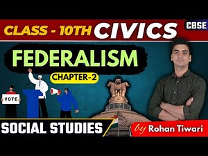Federalism class 10 cbse | Class 10th Civics chapter - 2 | CBSE. #cbse #boardexam