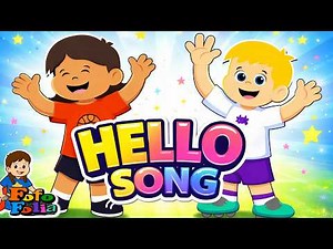 Hello Song for Kids 👋 | Say Hello, Wave & Dance | Fun Greeting Song