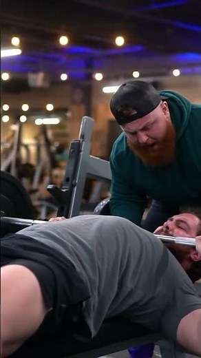 Bench press fail
