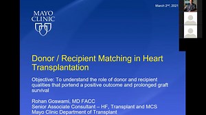 Donor selection strategy for heart transplantation - Mayo Clinic