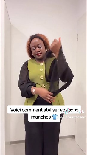 Voici comment styliser vos sans manches. #videoviral #viraltiktok #astuces #togolais228🇹🇬 #visibilite