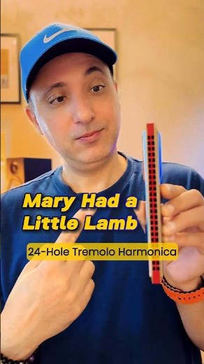 Mastering Mary Had a Little Lamb on a 24-Hole Tremolo Harmonica!