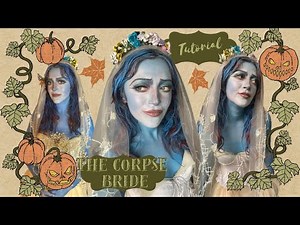 The Corpse Bride || Halloween tutorial ☠️ #corpsebride #timburton #halloween #costume #tutorial