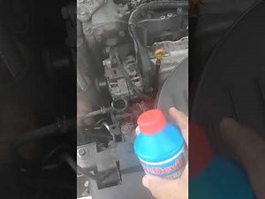 blue devil head gasket sealer,you need to take thermostat out just pour in to radiator. part 1.