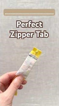 How to Make a Perfect Zipper Tab #sewingtips #sewingtutorial #diy #sewing #shorts