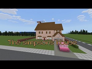 Minecraft The Simpsons house build tour.