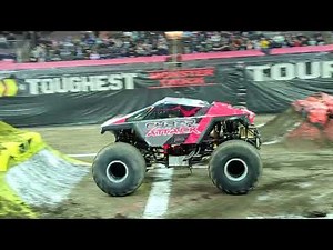 Cyber Attack "Cybertruck" Monster Truck Flips TWICE During Run
