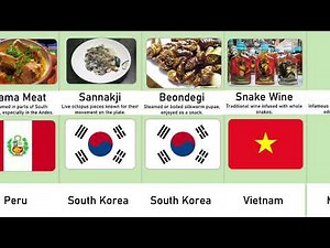 50 Weird Foods From Different Countries 🦂