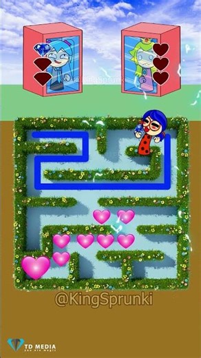 Will Sprunki Mario choose Peach or Hatsune Miku 💍 Let's watch A conquer the Multiverse Maze 🚀