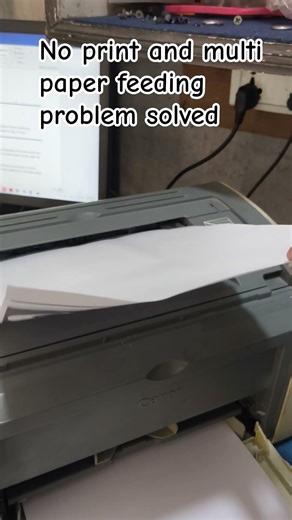 canon LBP 2900 printer no print | multi paper feeding problem solution#printer #technician #iamsinjo