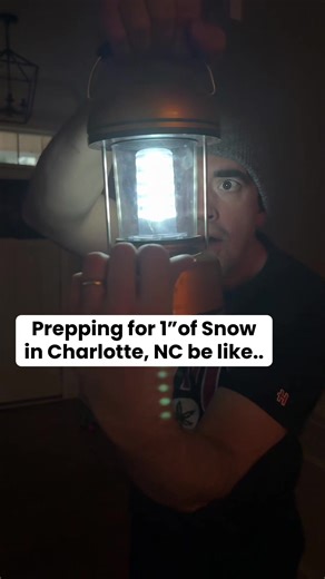 SNOW STORM coming to Charlotte, NC!! “I’m freakin out man!” Stay safe everyone, but are we really believing the weatherman?? (I’m not 😂😂) #snowstorm #charlotte #cltnc #charlottenc