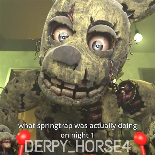Springtrap on Night 1 ( FNAF Meme Animation ) #fnaf #fivenightsatfreddys #springtrap