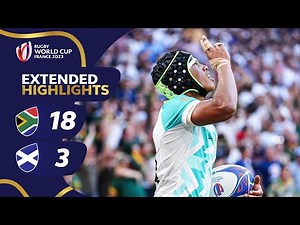 Springboks defensive MASTERCLASS | South Africa v Scotland | Rugby World Cup 2023 | Highlights