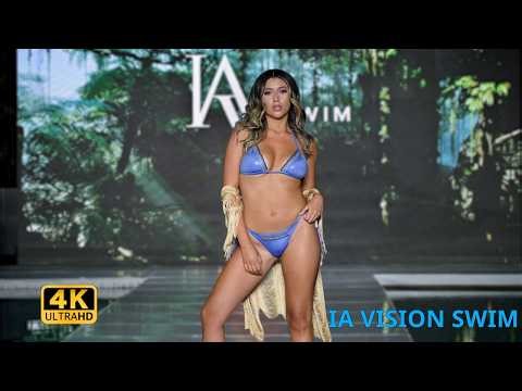4K SlowMotion ] "Futuristic Avant-Garde" IA VISION Swim Part-2 | Miami Swim Week® -The Shows
