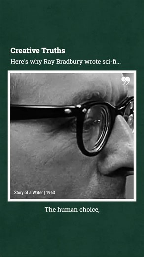 Spencer Williams | Here’s why Ray Bradbury wrote sci-fi... “Any world of 3 billion people waited on hand, foot, ear, and eyeball by 50 billion robot devices... | Instagram