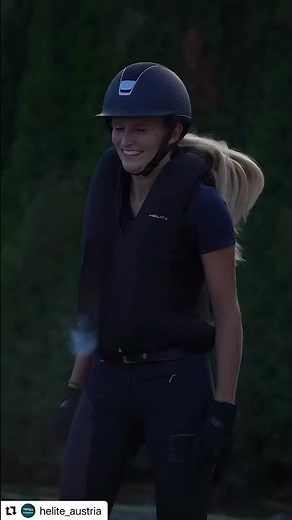 Helite Zip In Air Vest In Action