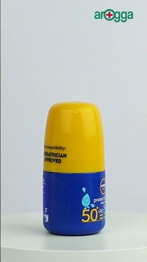 Nivea Sun Kids Protect & Care 5 In 1 Skin Protection Roll On SPF 50+ 50ml (74585)