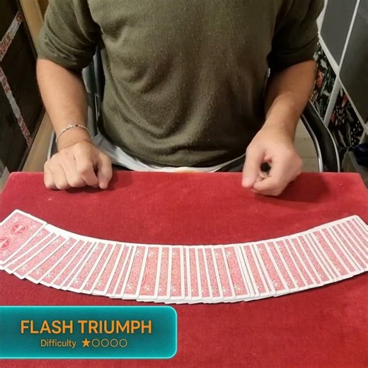 FLASH TRIUMPH - IMPOSSIBLE CARD TRICK