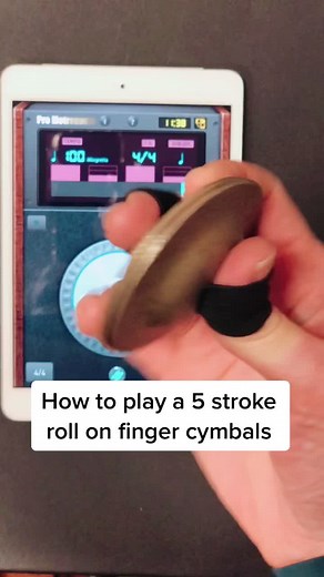 Mastering the 5 Stroke Roll on Finger Cymbals