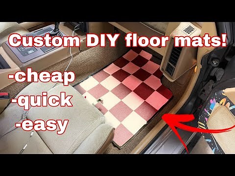 How To Make Custom Floor Mats For Any Car