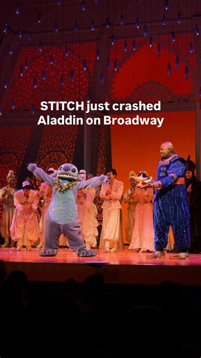 TYLER CONROY on Instagram: "Stitch made his BROADWAY DEBUT at Aladdin the Musical and I was very cool about it... 😭✨🧞‍♂️ Stitch is on a global mission this holiday season to visit local communities to spread holiday magic to kids and families. Disney invites you to join them this holiday season by donating a toy through Disney's ultimate toy drive supporting Toys for Tots. Visit Disney.com/HolidayMagic to learn more. #disney #theatrekid #broadway"