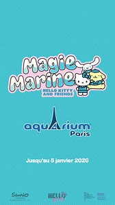 [NOUVEAUTÉ] Hello Kitty plonge dans les océans ! Jusqu'au 5 janvier 2026, découvrez une expérience immersive unique à l'Aquarium de Paris 🐠 💖 Au programme : Retrouvez Hello Kitty & Friends dans des décors grandeur nature 🎨 Ateliers créatifs pour toute la famille 🌊 Sensibilisation ludique à la protection des océans 📍 Aquarium de Paris Une aventure tendre et colorée qui émerveillera petits et grands ! | Aquarium de Paris