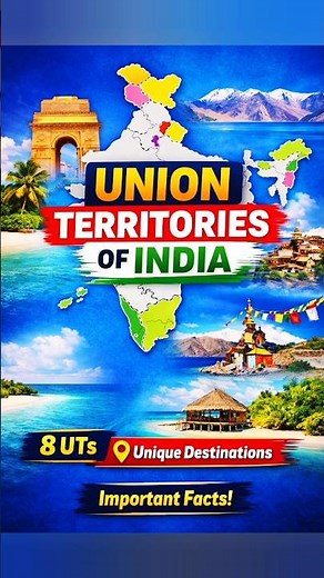 Union Territories of india #shorts
