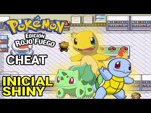 Cheat: How to get a Shiny starter Pokémon in Pokémon FireRed (US)