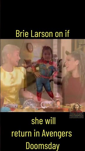 Brie Larson on if she will return as Captain Marvel in Doomsday