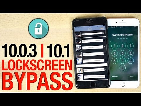 iOS 10 Lockscreen Bypass Backdoor! Access Photos & Contacts